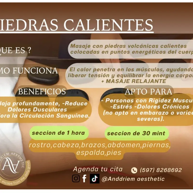 Terapia con Piedras Calientes