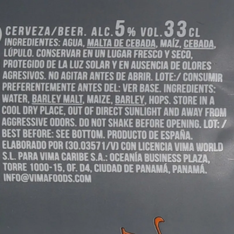 Cerveza Puerto Cristo de lata 330ml