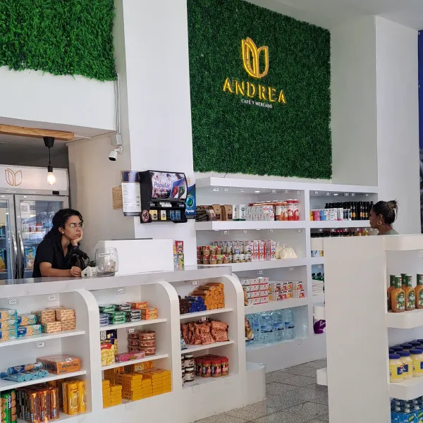 🌷 Somos ANDREA un Café y Mercado donde siempre tenemos excelente ofertas:
• Alimentos envasados
• Cárnicos 
• Verduras
• Aseo e higiene
• Refrescos y confituras

Y mucho más...

📍 Estamos ubicados en 23 esq. 12, Vedado. (Justo al lado de la galería de arte, y frente con frente a la Pelota)