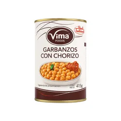 Lata de garbanzos con chorizo 