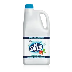 Lejía La Salud apta para lavado de frutas y verduras