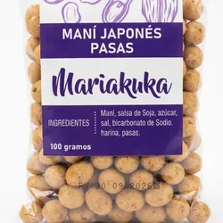 Maní japonés con pasas Mariakuka