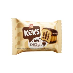 Panquecito Keks con relleno y cobertura de chocolate