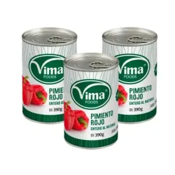 Pimientos rojos enteros Vima 