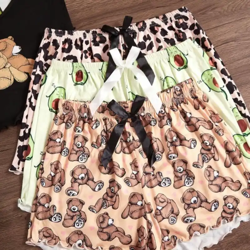 Pijama  con estampado de dibujos animados  