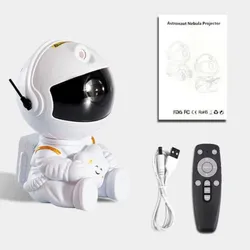Lamapara proyector astronauta de cielo estrellado, galaxia. Nueva en caja.