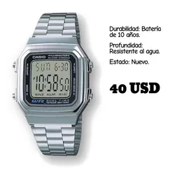 RELOJ CASIO ORIGINAL NUEVO EN CAJA MODELO A178WA-1A  