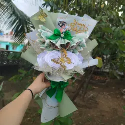 Ramo vestido princesa con dinero