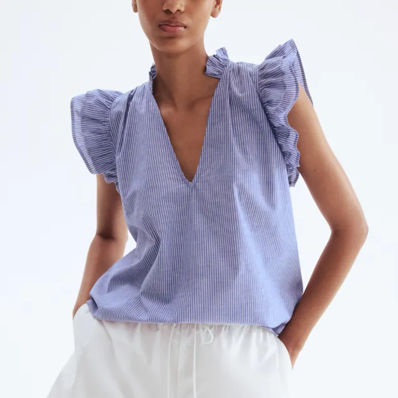 Blusa con ribetes H&M