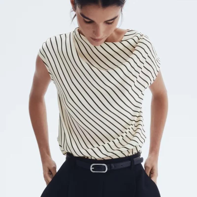 Blusa de seda H&M