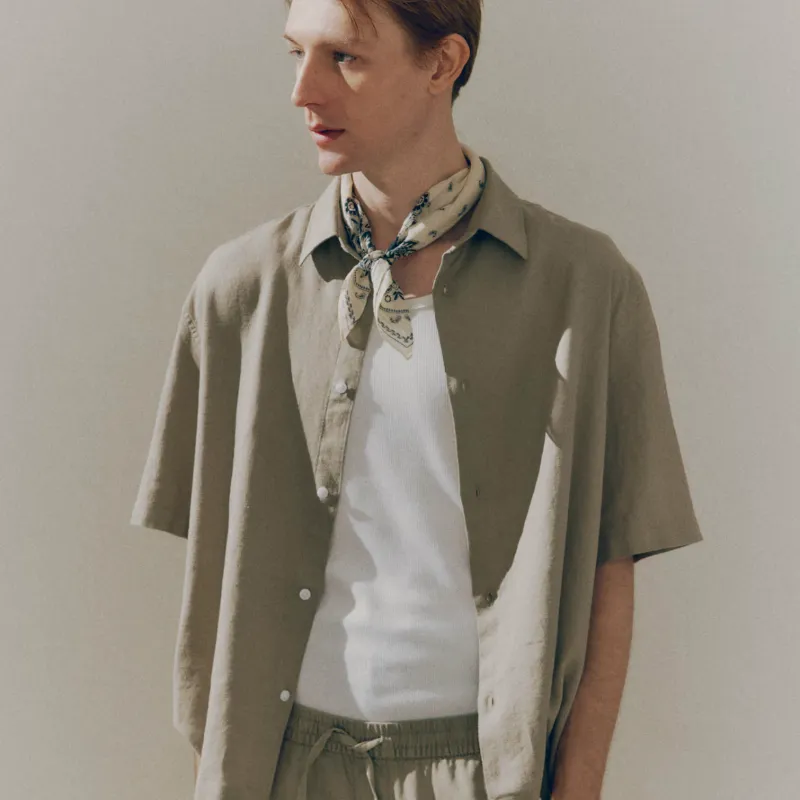 Camisa mangas cortas H&M