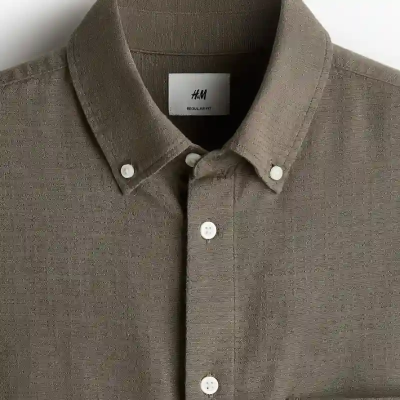 Camisa texturizada H&M