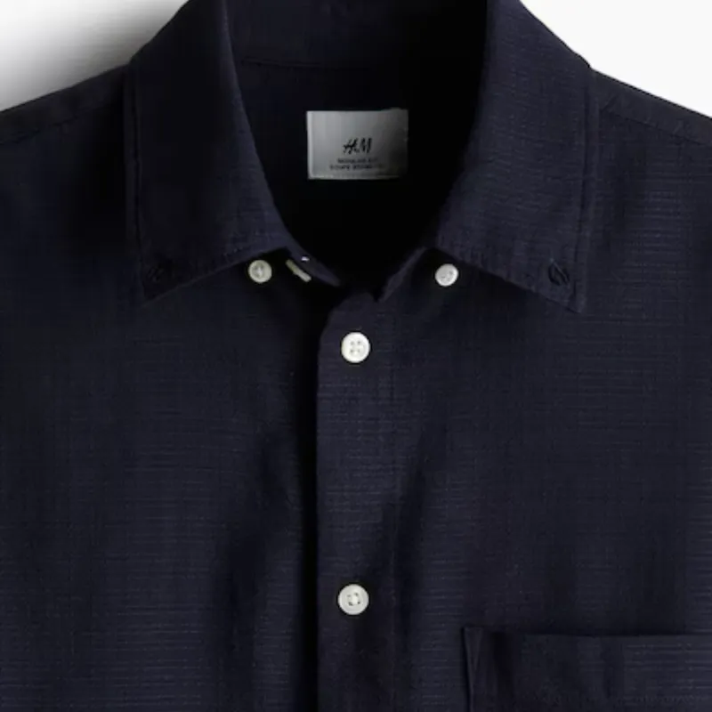 Camisa texturizada H&M