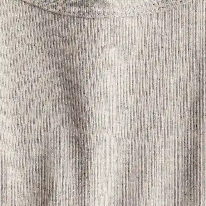 Camiseta de canalé H&M