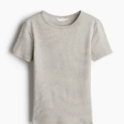 Camiseta de canalé H&M