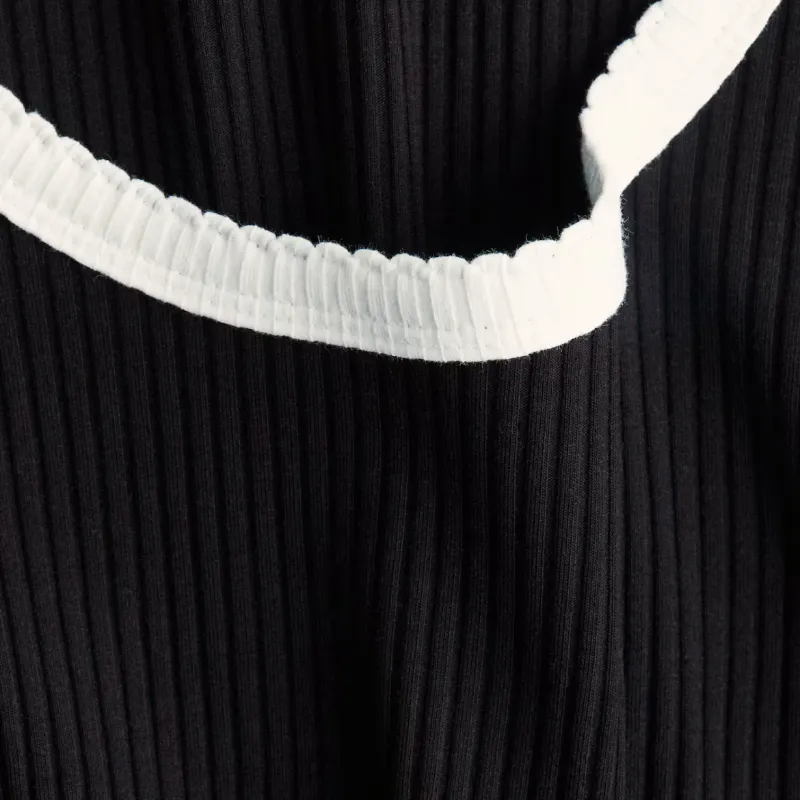 Camiseta de canalé H&M 