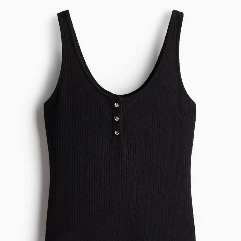 Top en punto de canalé H&M