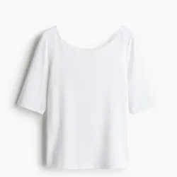Top escote bailarina H&M