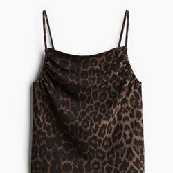 Top fruncido de tirantes H&M