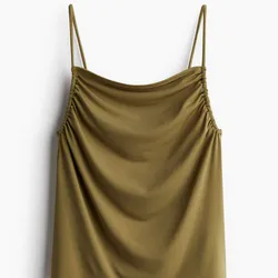 Top fruncido tirante H&M 