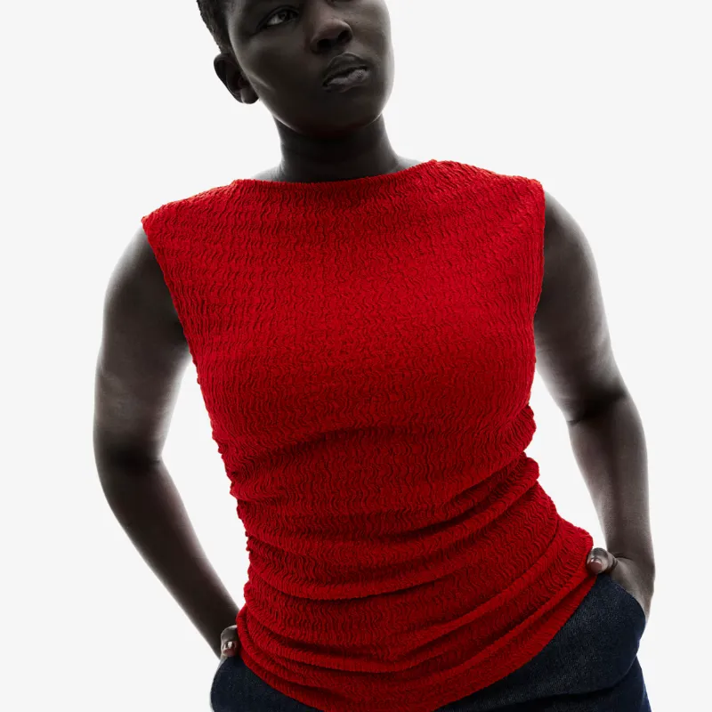 Top punto textura H&M