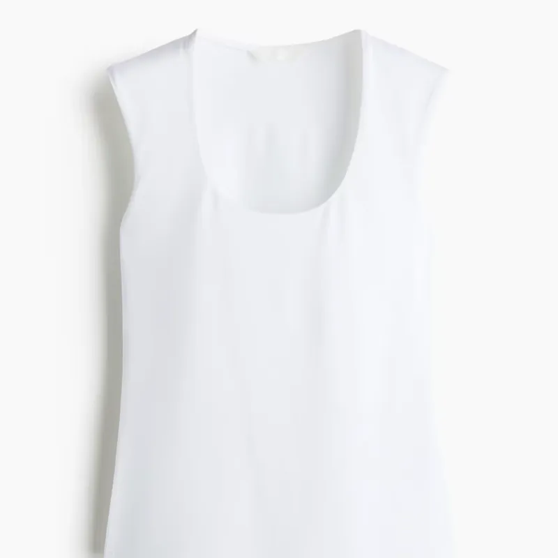 Top sin manga de microfibra H&M