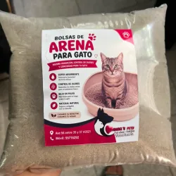 Bolsas de arena para gatos
