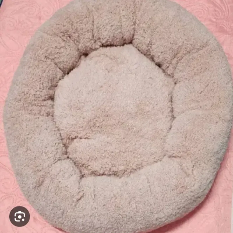 Cama de Felpa Redonda 