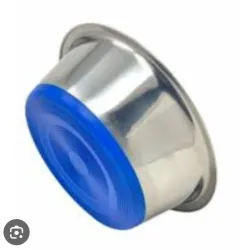 Comedero acero inoxidable hondo con base antirresbalante