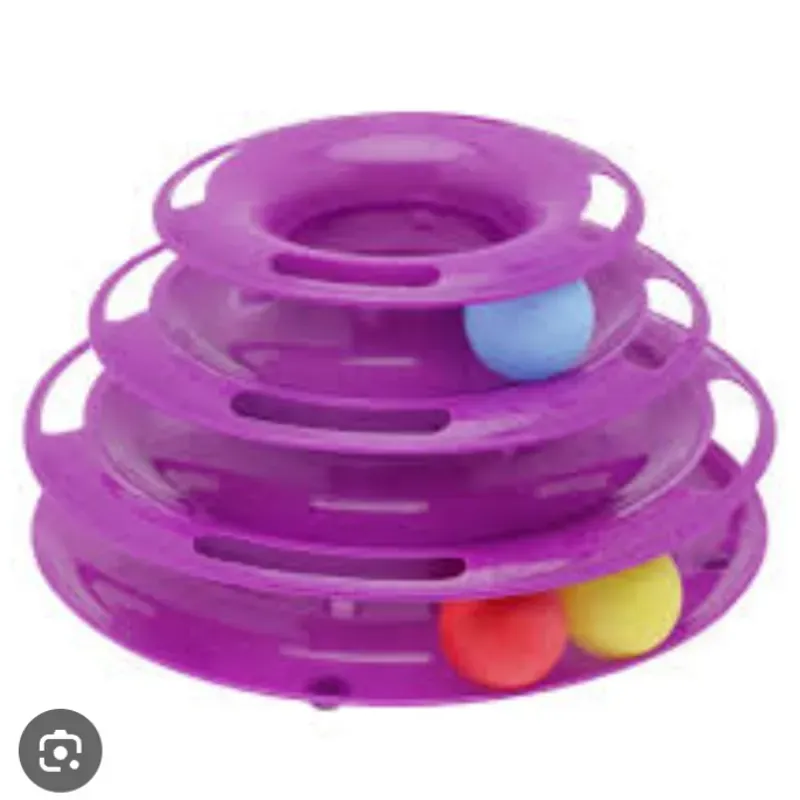 JUGUETE VIOLETA PARA GATO