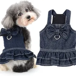 Vestido de Mezclilla para Perros