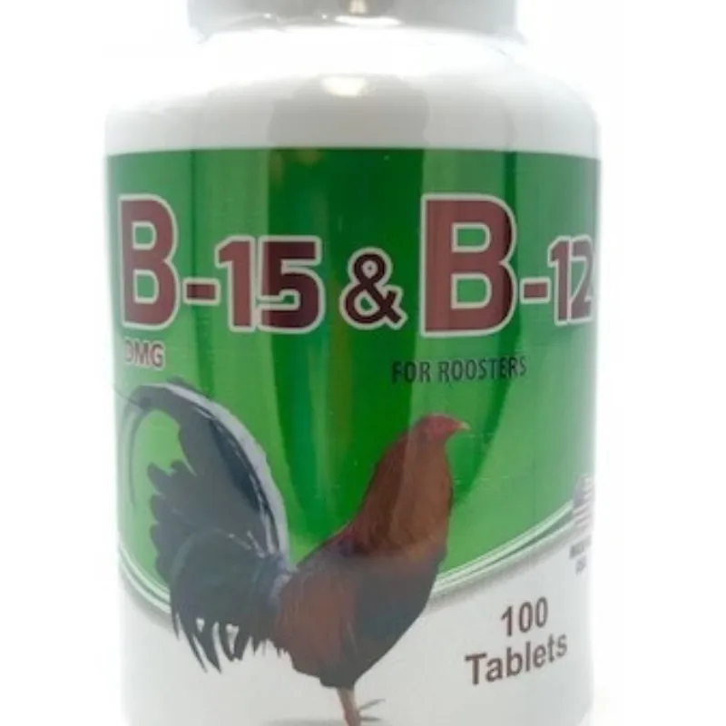 VITAMINA B15-B12 PARA GALLOS 