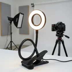 Aro de luz con pinza