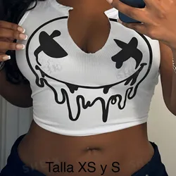Blusa corta de mujer