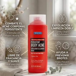 Exfoliante corporal para acné