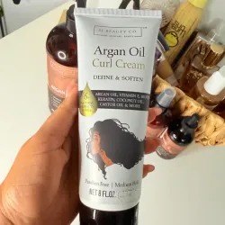 ✨Crema para definir rizos de Aceite de Argán 