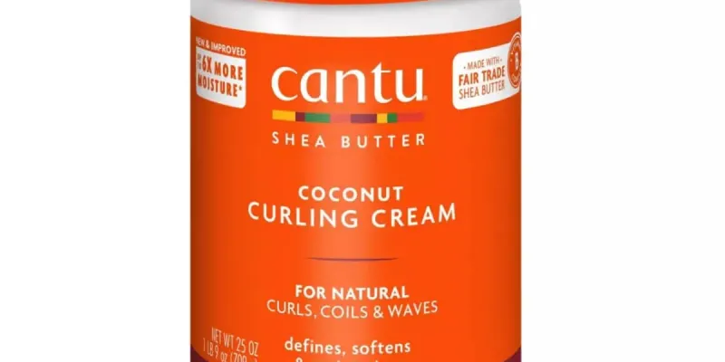 ✨ Crema Rizadora de Coco con Manteca de Karité de Cantu, un producto para el cuidado del cabello natural.
