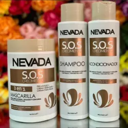 ✨ Juego de shampoo, acondicionador y mascarilla Nevada 