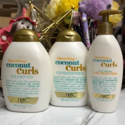 🤍 Línea de Shampoo, Acondicionador y crema para rizos