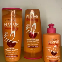 ✨ Línea Shampoo, Acondicionador y crema de peinar L'Oréal ElVive 