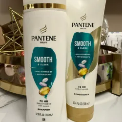 🤍 Línea Shampoo 🧴 y acondicionador Pantene Smooth & Sleek  Pro V🤍