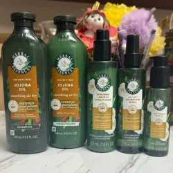 ✨Set de Shampoo, Acondicionador, crema 🧴 de peinar y brillantina o sérum Herbal Essence