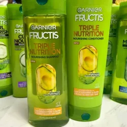💚Set de shampoo y acondicionador Garnier Fructis Triple Nutrición n