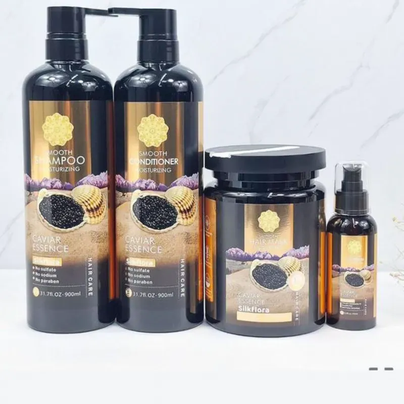 ✨ Shampoo, acondicionador, mascarilla y sérum de Caviar