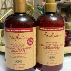 ✨ Shampoo y acondicionador Shea Moisture Intensive Hydration 