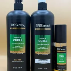 💚 Shampoo, Acondicionador y sérum Tressemmé Bouncy Curls 