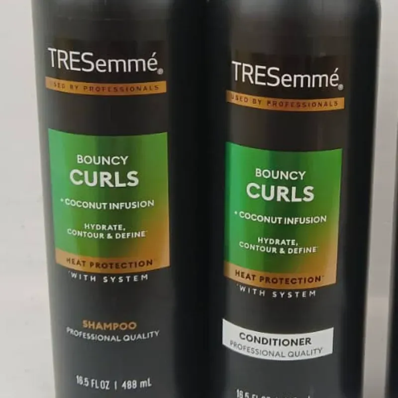 💚 Shampoo y Acondicionador Tressemmé Bouncy Curls 