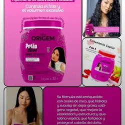 🌸 Tratamiento Origem  2 en 1 para cabello lacio 