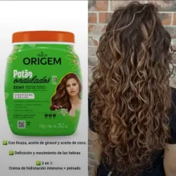 🌸 Tratamiento Origem 2 en 1  para cabello ondulado 