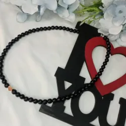 Collar de onix negro